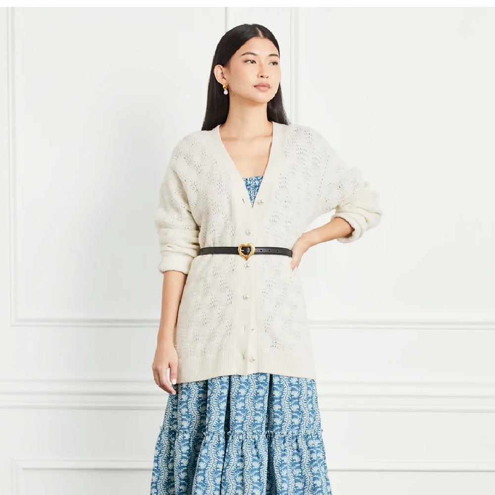 Hill House Cream Cardigan Sweater